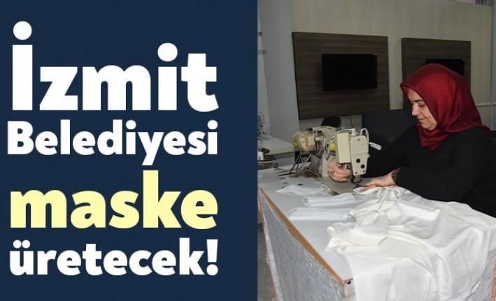 İzmit Belediyesi'nin kurduğu Dikimevi maske üretimine başladı. Belediye sağlık kuruluşlarına