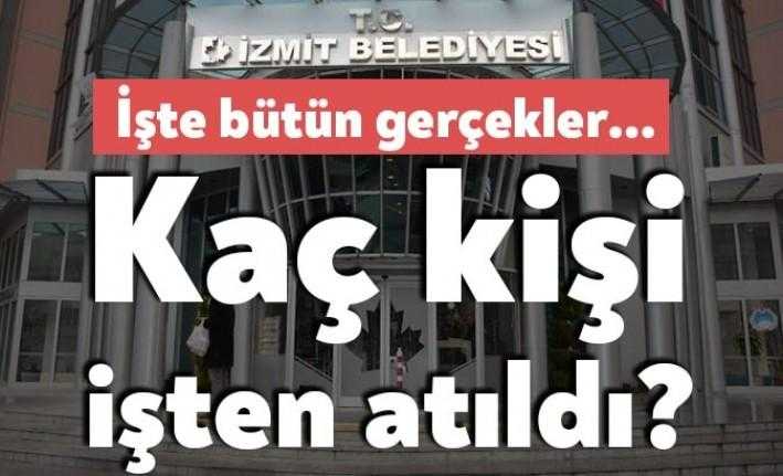 İzmit Belediyesi’nde yeni yılın son günü kimse işten atılmadı. Belediyede
