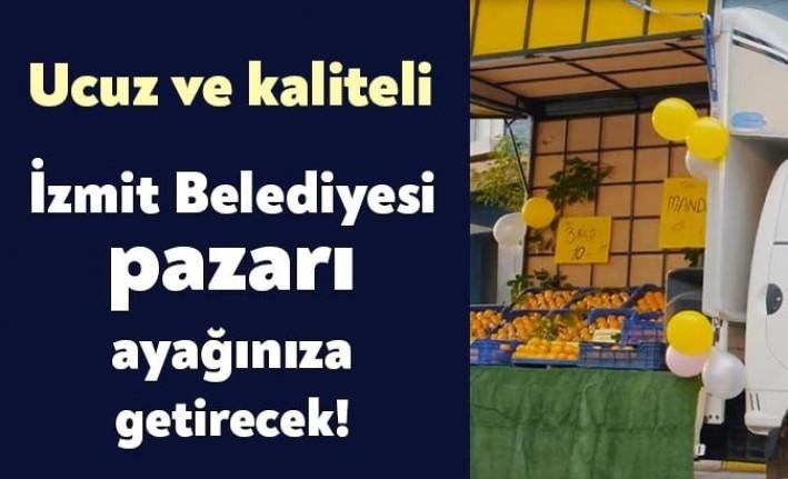 İzmit Belediyesinin hayata geçireceği ‘Seyyar Pazar’ projesi ile hem esnaf