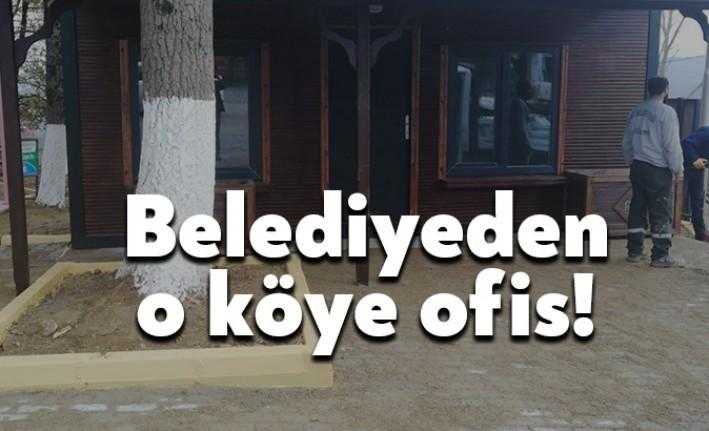 İzmit Belediyesi muhtarlık hizmet binası olmayan Ambarcı köyüne muhtarlık ofisi