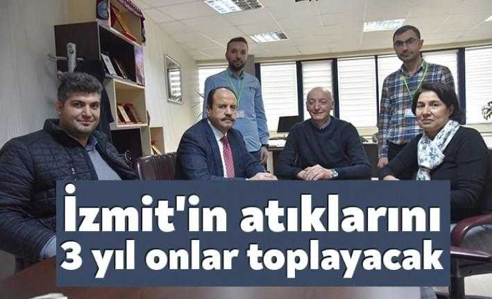 İzmit Belediyesi, kent sınırları içinde bulunan karışık ambalaj atıklarının geri