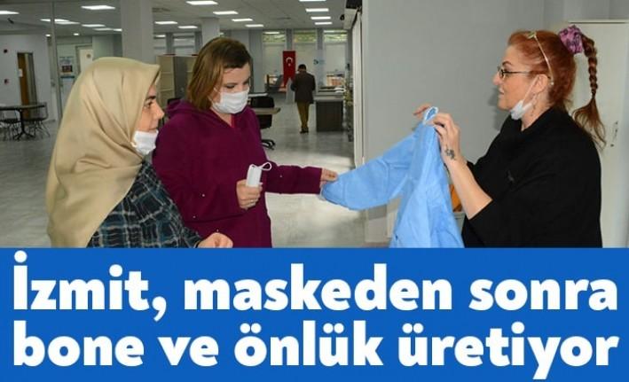 İzmit Belediyesi, koronavirüse karşı başladığı steril maske üretiminin ardından, şimdi