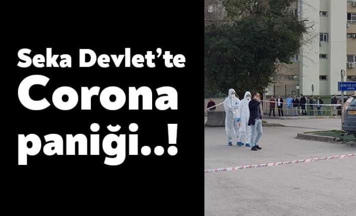İzmit Seka Devlet Hastanesi otoparkında yabancı plakalı bir araç içinde