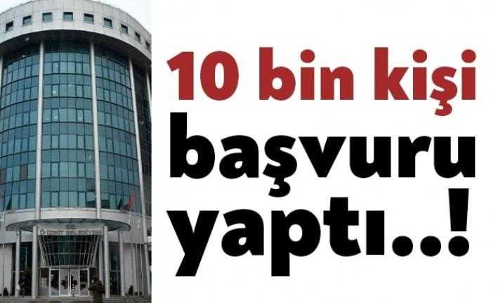 İzmit Belediye Başkanı Fatma Kaplan Hürriyet, belediyeye 10 bin kişinin