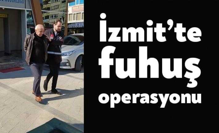 İzmit'te düzenlenen fuhuş operasyonunda yer temin etmek ve aracılık yapmak