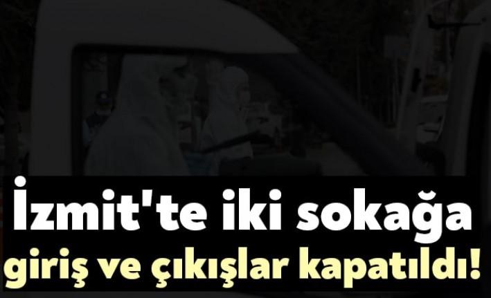Koronavirüs tedbirleri kapsamında İzmit Mehmet Ali Paşa Mahallesi'nde bir vatandaşın