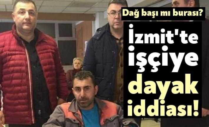 İzmit Belediyesi Temizlik İşleri çalışanı Bülent Aktop adlı işçinin Temizlik