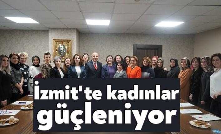 Kurulma aşamasında olan ve İzmit Belediyesinin desteklediği Kadın Kooperatifinin güçlendirilmesi