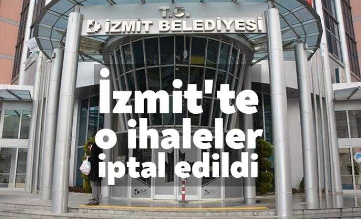 İzmit Belediye Encümeni'nin kiraya çıkarılan mülkiyeti belediyeye ait beş iş
