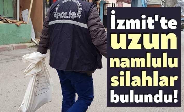 İzmit Gültepe Mahallesinde atıl haldeki bir binada poşet içine gizlenmiş
