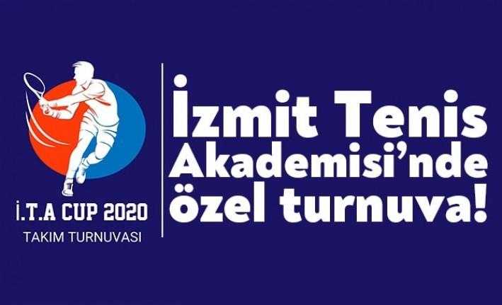 Yahya Kaptan’da hizmet veren İzmit Tenis Akademisi’nde özel bir turnuva