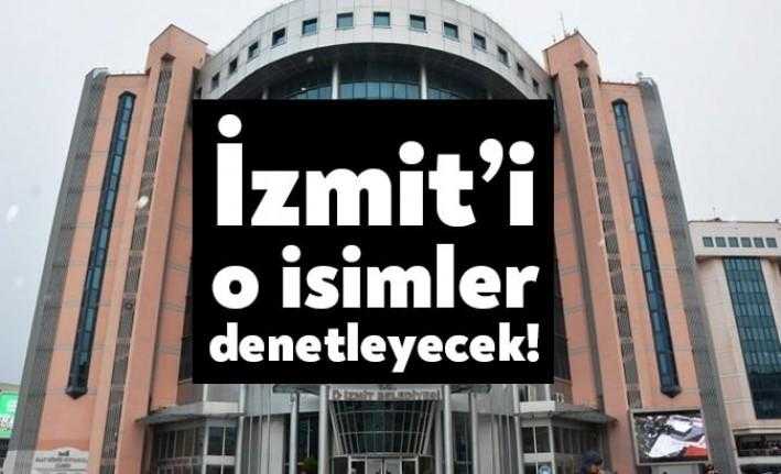 İzmit Belediye Meclisi Denetleme Komisyonu üyeliğine iki AKP’li iki de