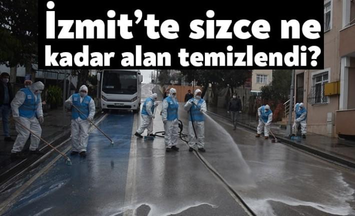 İzmit Belediyesi, son bir hafta içinde her gün dezenfekte edilen
