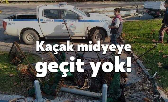 Kocaeli Büyükşehir Belediyesi Zabıta ekipleri, sulak alan olarak ilan edilen