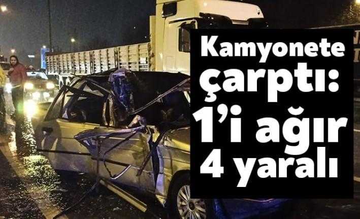 D-100 karayolu Kartepe Uzunçiftlik gişeler mevkiinde meydana gelen kazada 1'i