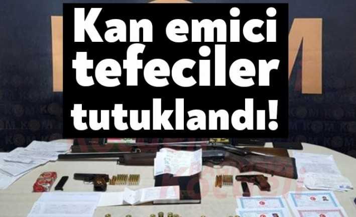 Kandıra'da tefecilik yapan çeteden 7 kişi gözaltına alındı 4 kişi