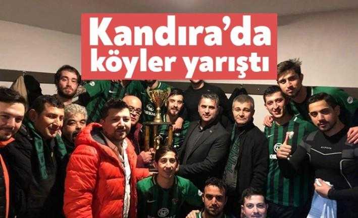 Kandıra köylerinde dostluk turnuvası yapıldı. Belediye Başkanı Adnan Turan müsabakalara