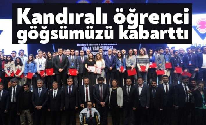 Kandıra Anadolu Lisesi öğrencisi Derinsu Akıncı, Kocaeli'nin göğsünü kabartan bir