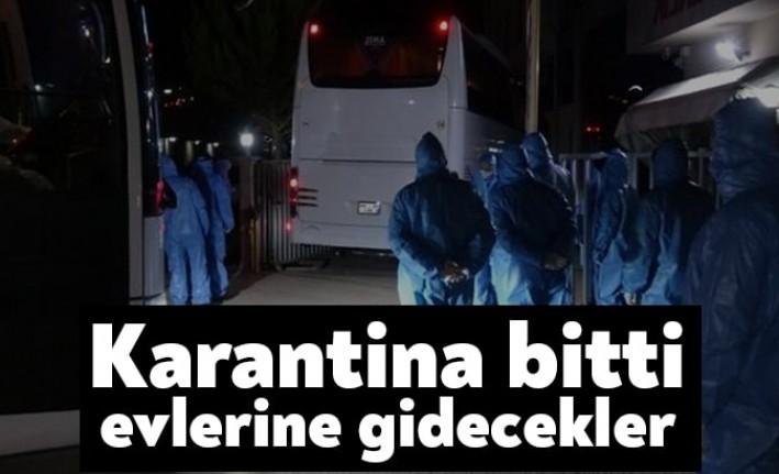 Yurt dışından gelerek ilimizdeki öğrenci yurtlarında karantinaya alınan 859 vatandaşımızın