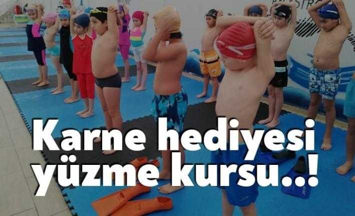 İzmit Belediyesi sömestr tatiline giren öğrenciler için ücretsiz yüzme kursu