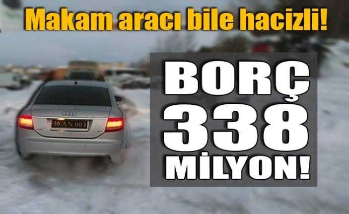Kars Belediye Başkanı Ayhan Bilgen, belediyenin 338 milyon 380 bin