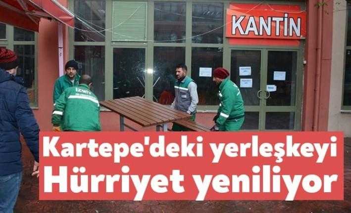 İzmit Belediyesi, Kocaeli Üniversitesi Arslanbey Yerleşkesi’ne de el attı. Kampüs