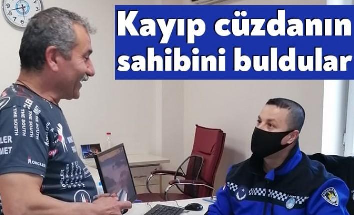 Kocaeli Büyükşehir Belediyesi Zabıta ekipleri, Kartepe ilçesinde bulunan cüzdanı sahibine