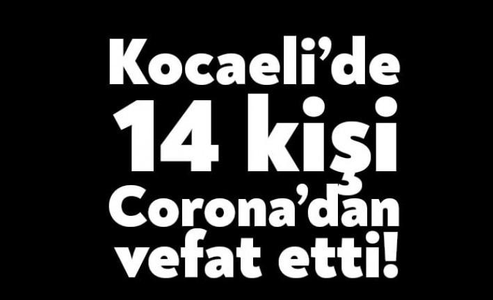 Sağlık Bakanı Fahrettin Kocaeli Kocaeli'de 14 kişinin Corona'dan öldüğünü duyurdu.