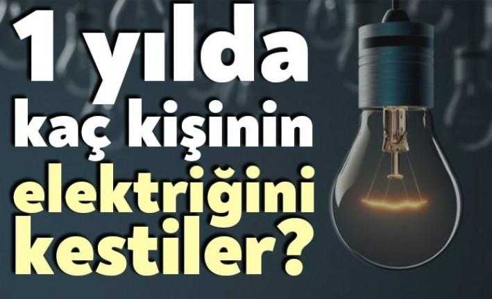 Kocaeli’de 2019 yılında 33 bin 964 kişinin elektriğinin, 38 bin