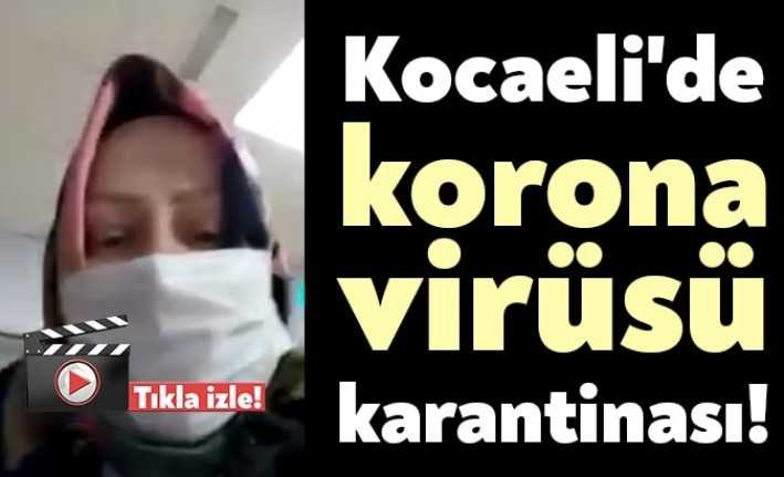 Kocaeli Gebze Fatih Devlet Hastanesi’nin enfeksiyon bölümü, korona virüsü şüphesiyle