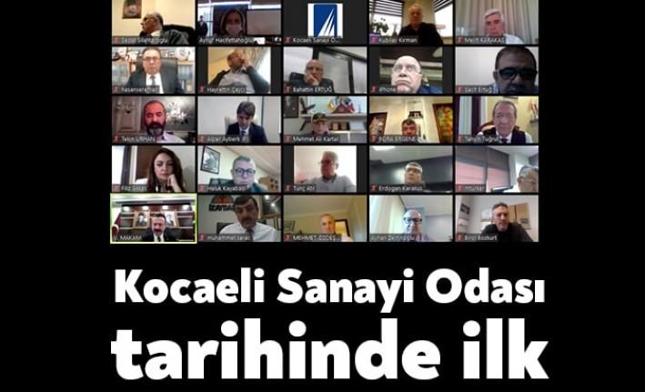 Kocaeli Sanayi Odası Meclisi’nin bu ayki toplantısı Koronavirüs salgını nedeniyle