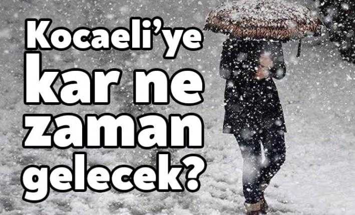 Meteoroloji Müdürlüğü verilerine göre hafta içi Kocaeli'de kar yağışı bekleniyor.