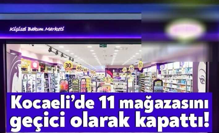 Kocaeli'de 11 mağazası bulunan Gratis, Koronavirüs önlemleri kapsamında 79 ilde