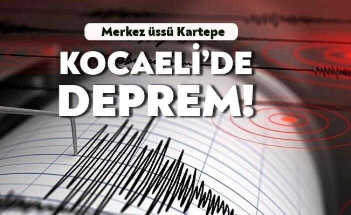 Kandilli Rasathanesi ve Deprem Araştırma Enstitüsü, merkez üssü Kocaeli’nin Kartepe