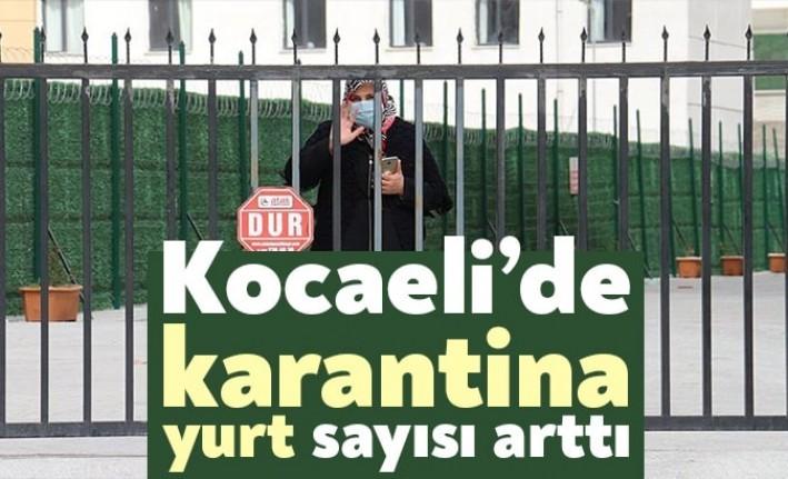 Kocaeli’de yurtdışından dönenler için belirlenen karantina yurt sayısı arttı.