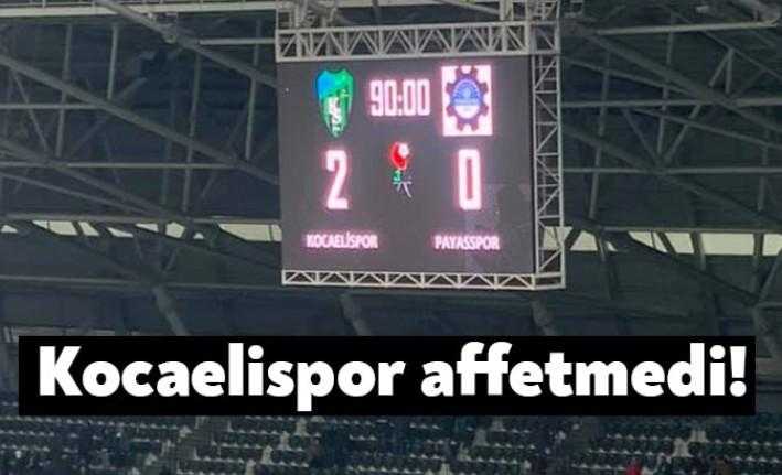 Kocaelispor, Kocaeli Stadyumu'nda bugün misafir ettiği Payasspor'u 2-0 mağlup gönderdi