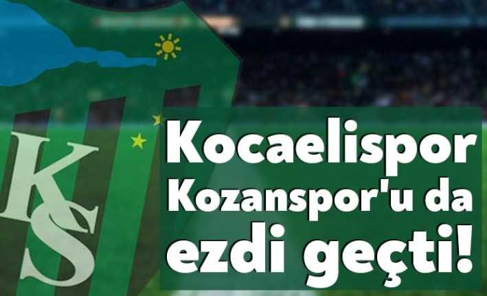 Kocaelispor, deplasmanda Kozanspor FK'yı 0-1 mağlup ederek taraftarın yüzünü yine