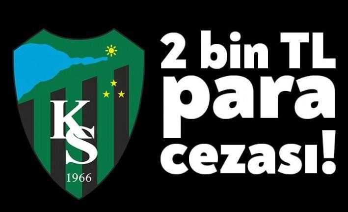 Turgutluspor maçında taraftarın uygunsuz tezahüratları nedeniyle yeşil siyahlı temsilcimiz 2