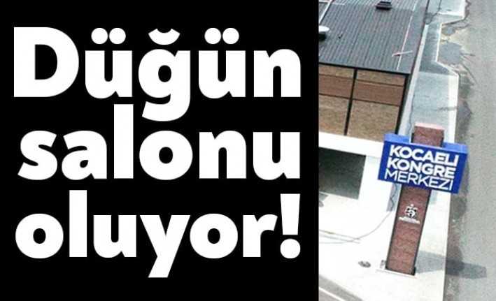 Seka Park’ta yer alan Kongre Merkezi düğün salonu ve sosyal