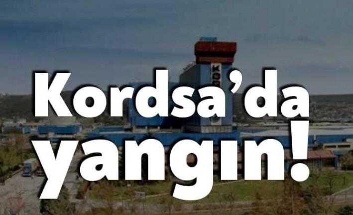 İzmit'te üretim yapan Kordsa fabrikasında yangın çıktı.
