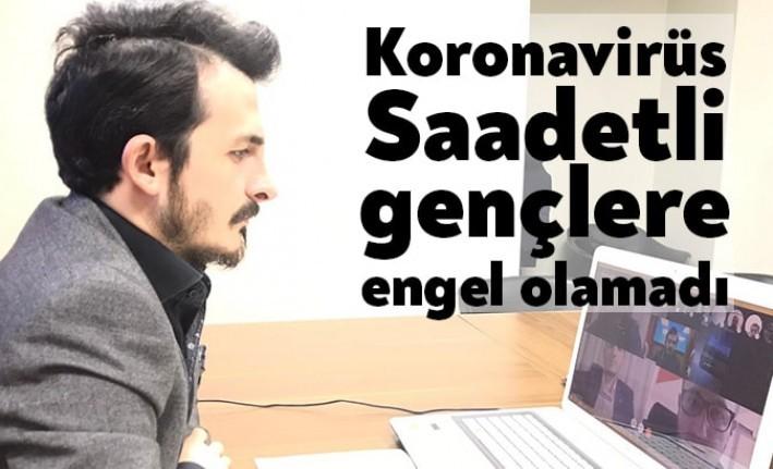 Koronavirüs nedeniyle çalışmalarına ara veren birçok siyasi partiye nazaran Saadet