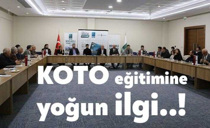 KOTO tarafından yeni gelen üyeler için başlatılan eğitim programları yoğun