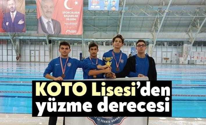KOTO Lisesi öğrencileri ‘Liseli Kulaçlar’da Kocaeli üçüncüsü olarak büyük başarıya