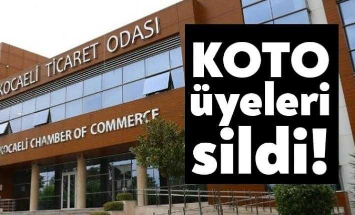 Kocaeli Ticaret Odası Meclis toplantısında bazı üyelerin oda üyeliklerinin silinmesi