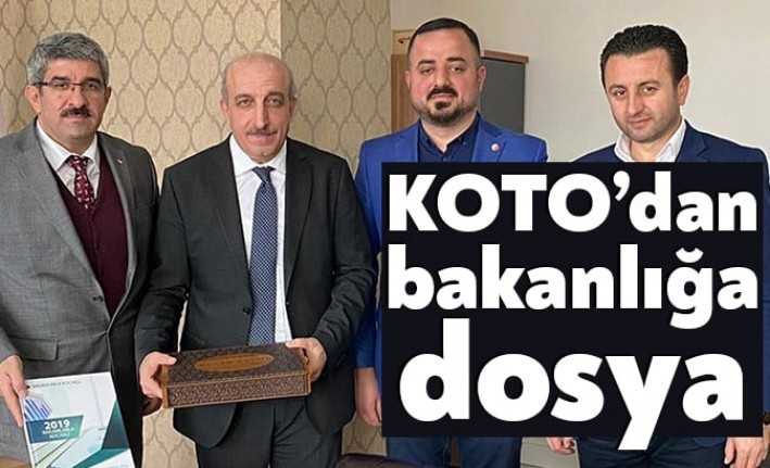 KOTO Başkanı Necmi Bulut ve beraberindeki heyet, Ulaştırma ve Altyapı