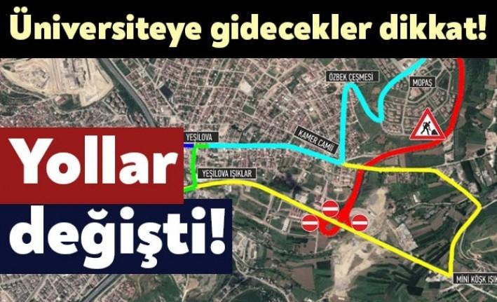 Karayolları Genel Müdürlüğü’nün D-605 karayolu, Kocaeli Üniversitesi köprülü kavşak üst