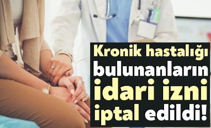Kocaeli İl Umumi Hıfzıssıhha Kurul Kararları, kapsamında kronik hastalığı bulunan