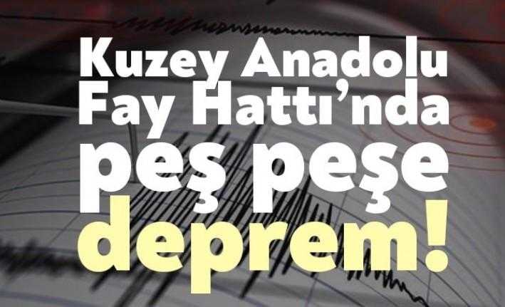 Kuzey Anadolu Fay Hattı'nda bugün sabah saatlerinde büyük hareketlilik yaşandı.