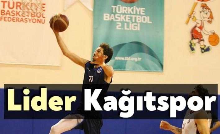 Büyükşehir Kağıtspor Türkiye Basketbol 2. Liginde devreyi lider kapattı. Kağıtspor,