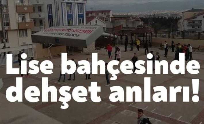 Kent genelinde etkili olan fırtına nedeniyle Körfez'de yer alan bir
